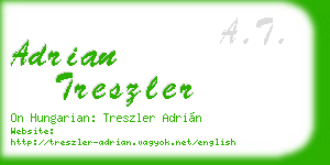 adrian treszler business card